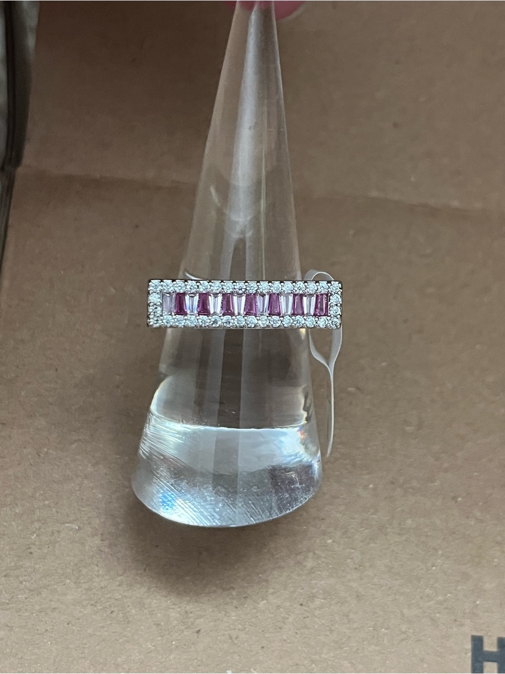 BP Ring - Thinking of Me - Size 6 - Rhodium Plating